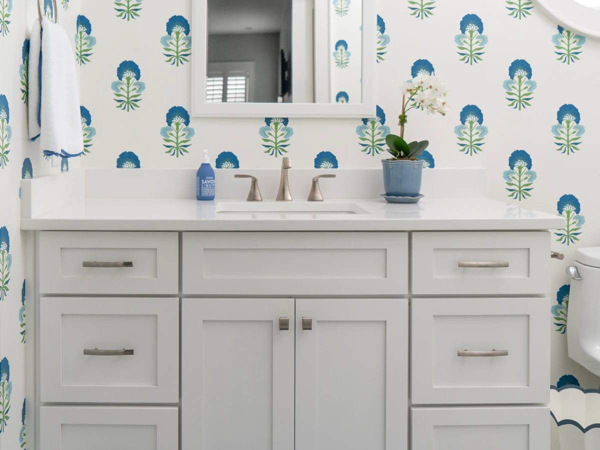 Bathroom interior design portfolio by Charleston, SC designer Ryan-Marie Preuss