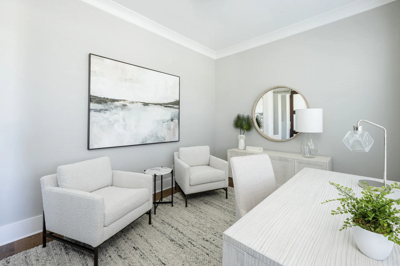 Home office interior design portfolio by Charleston, SC designer Ryan-Marie Preuss